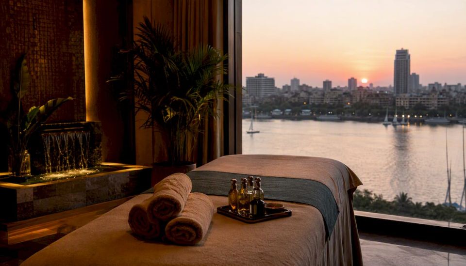 Nil Nehri manzaralı özel çift spa süiti