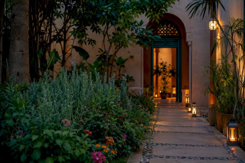 Lugn lyxig hammam-spa-interiör i Kairo
