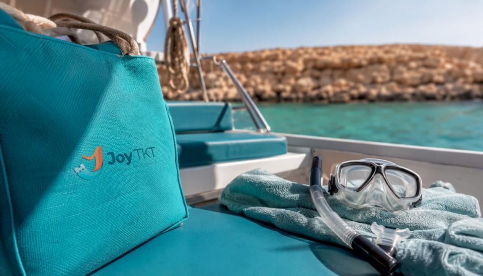 Hurghada: Excursión de esnórquel a Orange Bay con deportes acuáticos y traslado