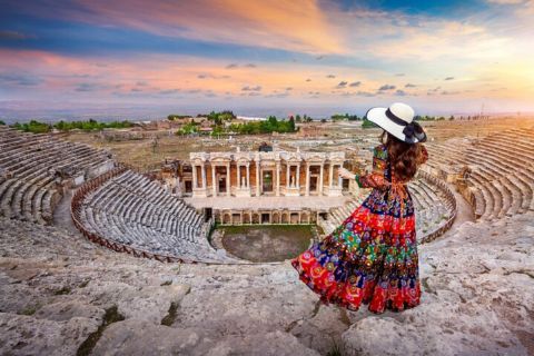 Ziara ya Efeso na Pamukkale ikianzia Hoteli za Kusadasi au Selcuk