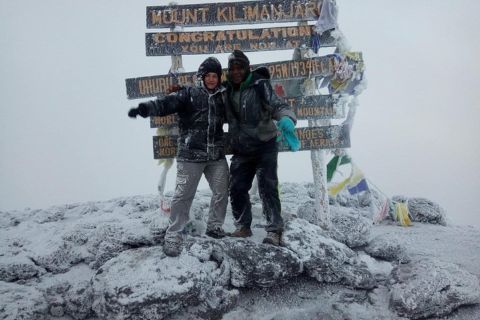 6 dager Marangu-ruten klatring på Kilimanjaro