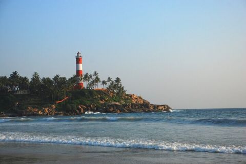 Strender og templer i Kovalam og Trivandrum