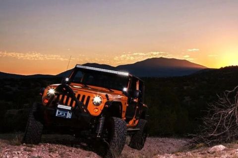 Alanya Night Safari: Offroad-Abenteuer, Bootstour, Abendessen & Transfer