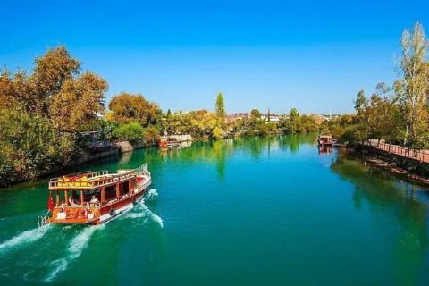 Manavgat Boat, Bazaar & Waterfall Tour with Transfer from Alanya