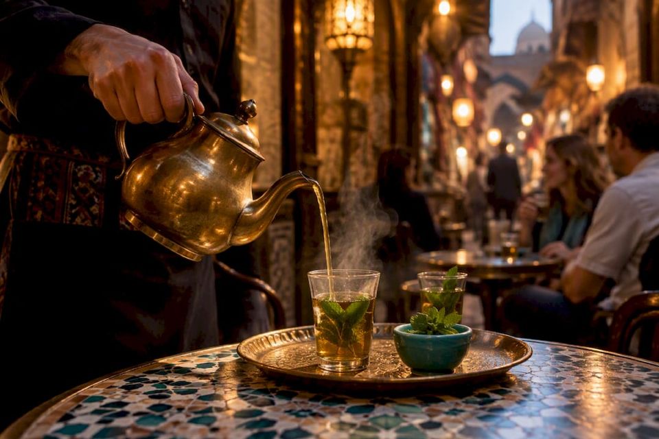 ชาสะระแหน่ใน Khan el Khalili